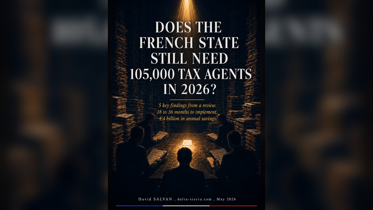 ¿Sigue necesitando el Estado francés 105.000 agentes fiscales en 2026?