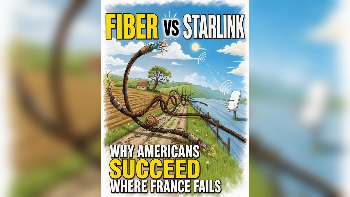 Fibra contra Starlink: donde Francia fracasa