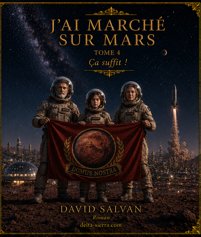 Couverture, J'ai marché sur Mars — Tome 4 : Ça suffit !