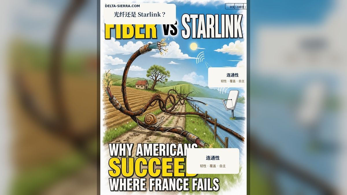 光纤对 Starlink：法国失败之处