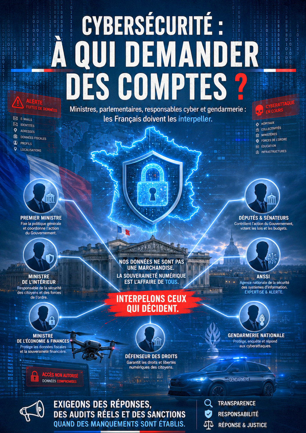 Cybersécurité de l’État : à qui demander des comptes ?