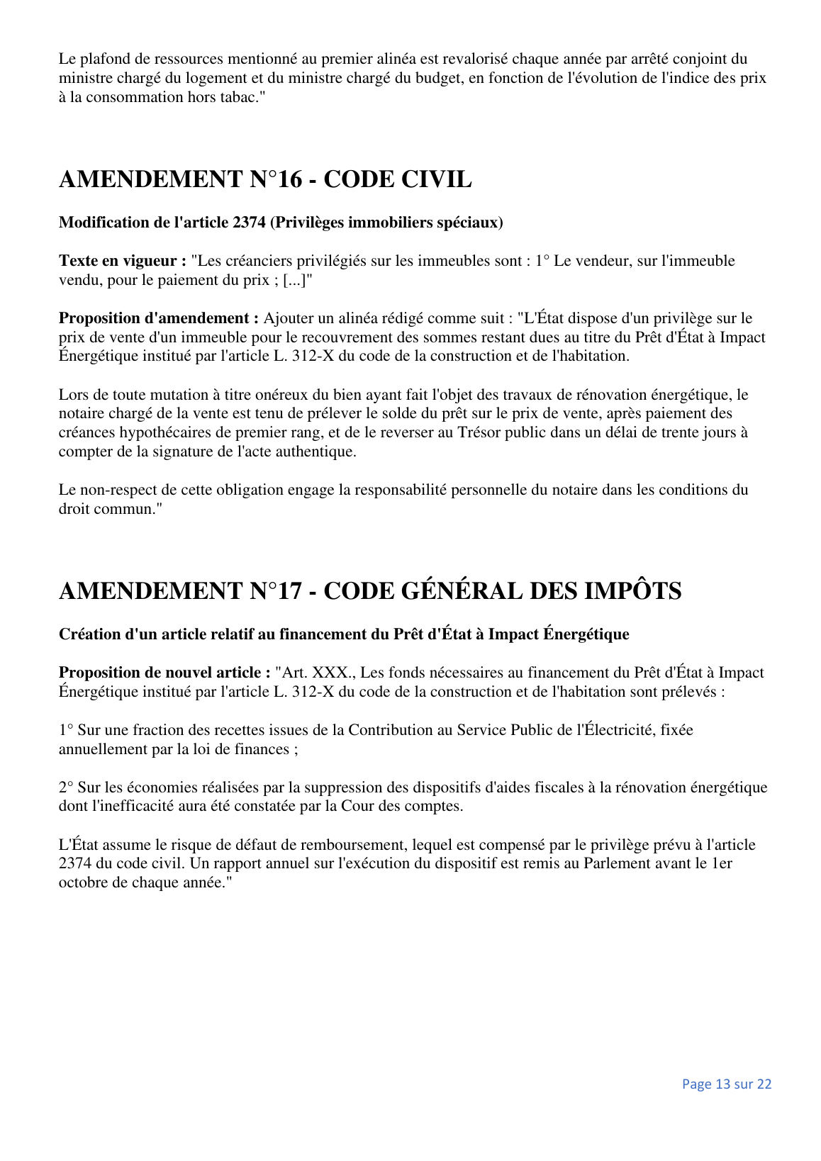 Proposition locative 2025 — fac-similé public expurgé page 13