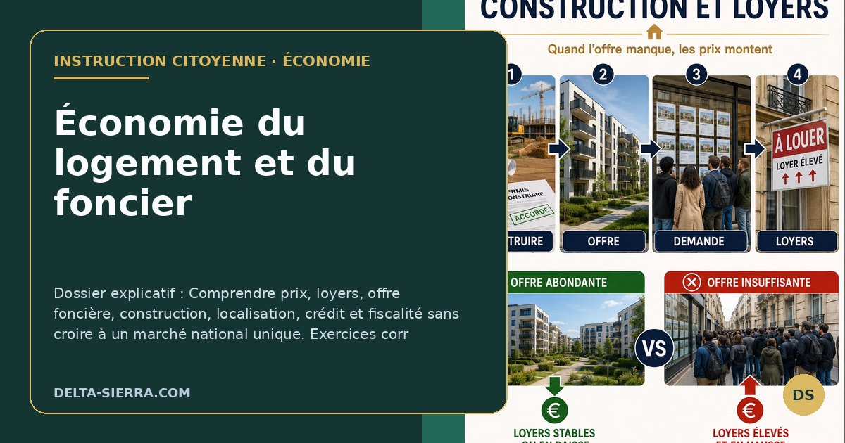 Économie du logement et du foncier