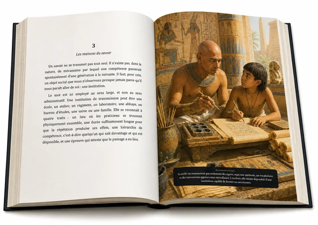 Illustration de Et si le savoir s’éteignait ? — Des civilisations disparues à l’intelligence artificielle