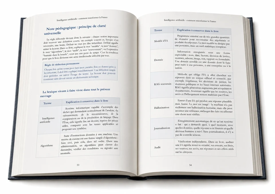 Tableaux de priorités, responsabilités et niveaux de déploiement technologique.