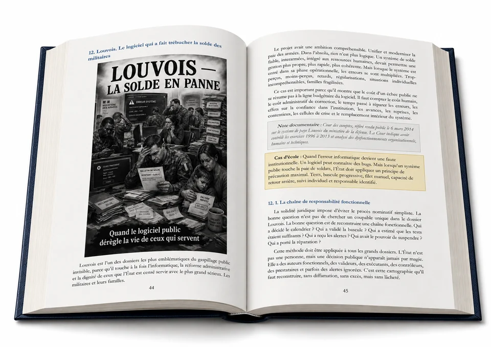 Le logiciel Louvois et les conséquences humaines d’un système de solde défaillant.