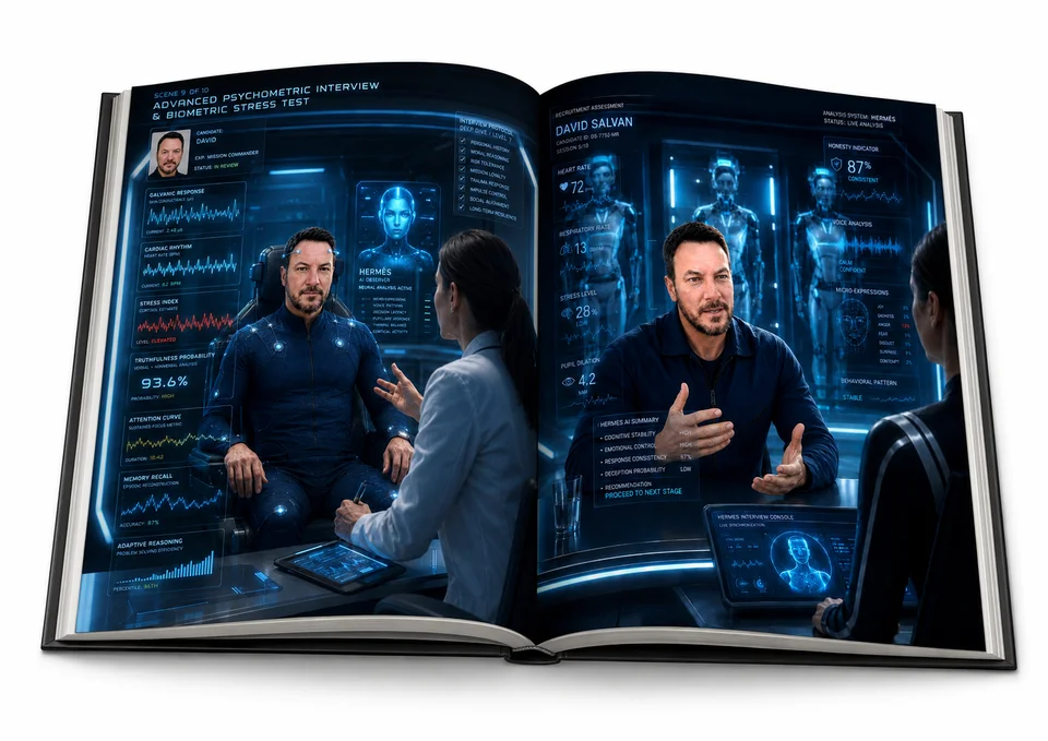 David face aux interfaces du programme martien et aux premières décisions de sélection.
