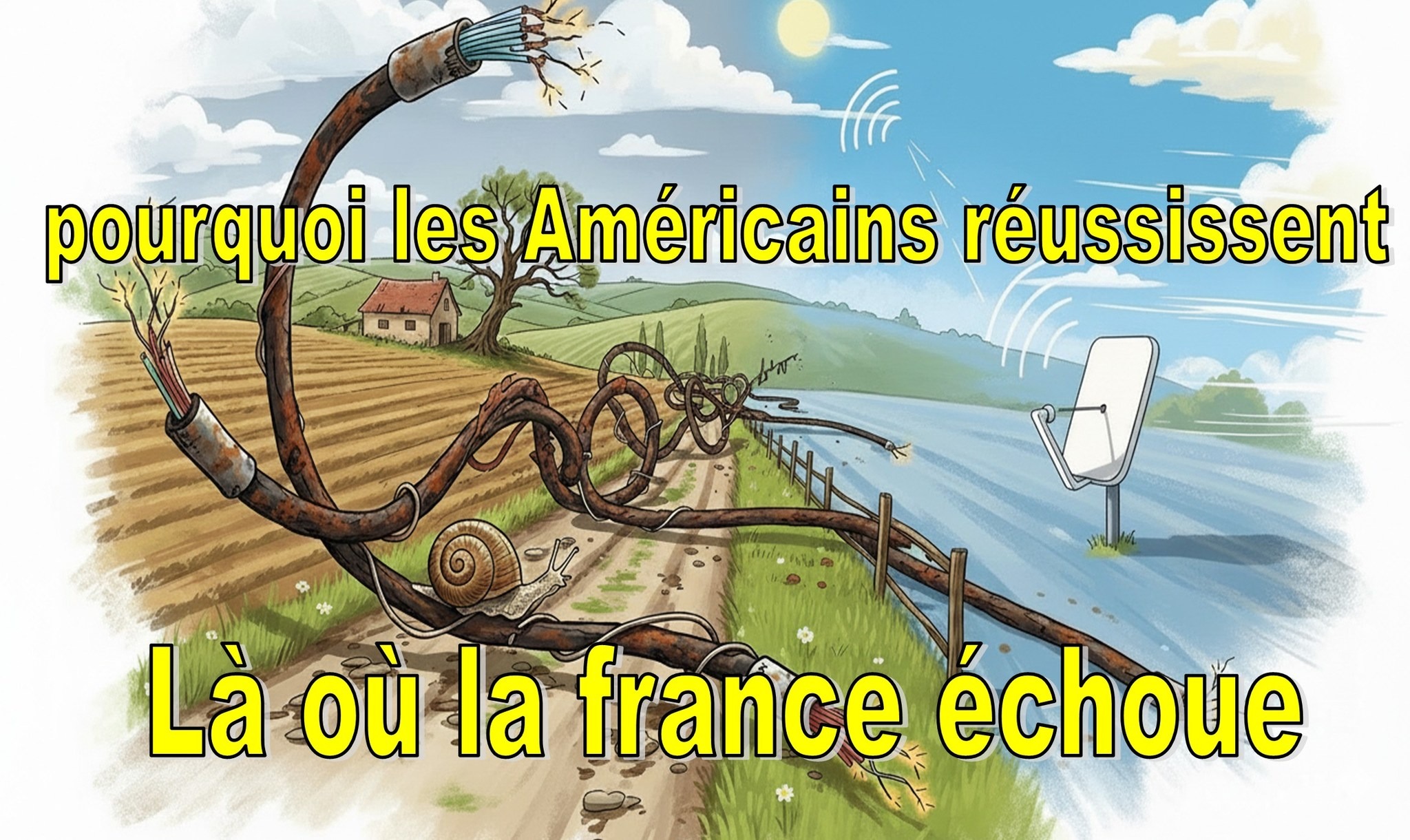 Fibre contre Starlink : là où la France échoue