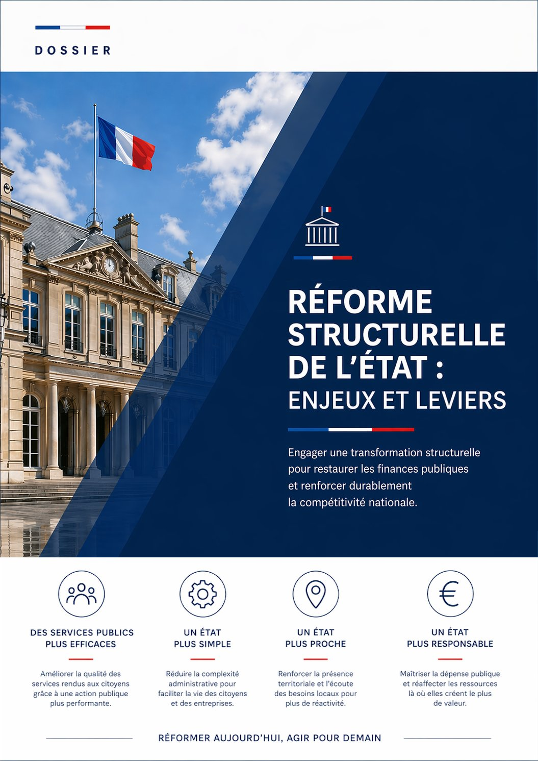 Réforme structurelle de l'État : enjeux et leviers
