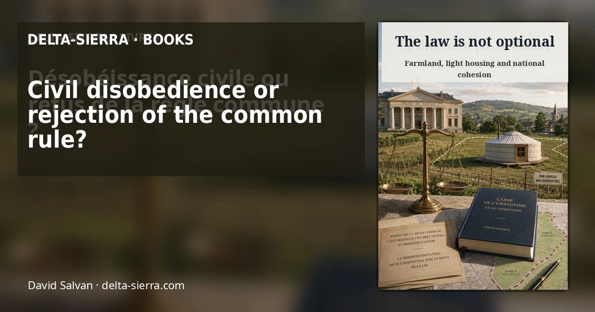 Civil disobedience or rejection of the common rule?
