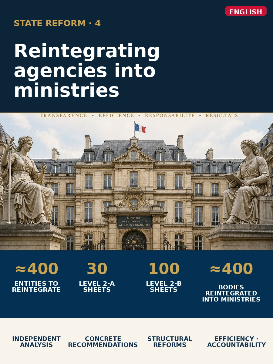 Reintegrating agencies into ministries