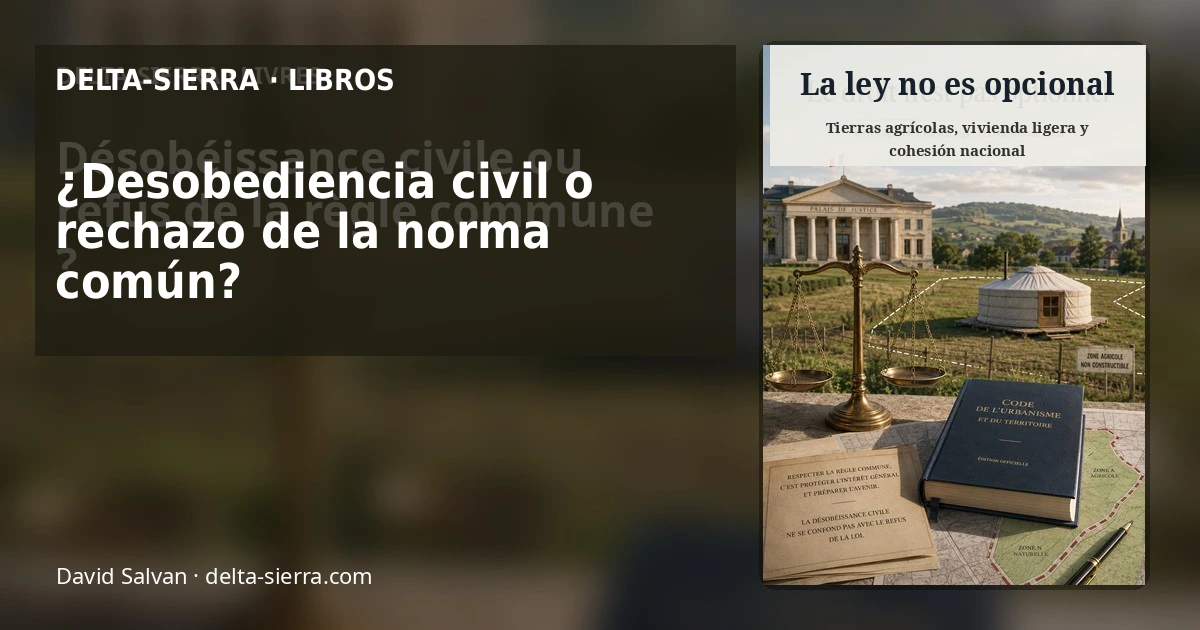 ¿Desobediencia civil o rechazo de la norma común?