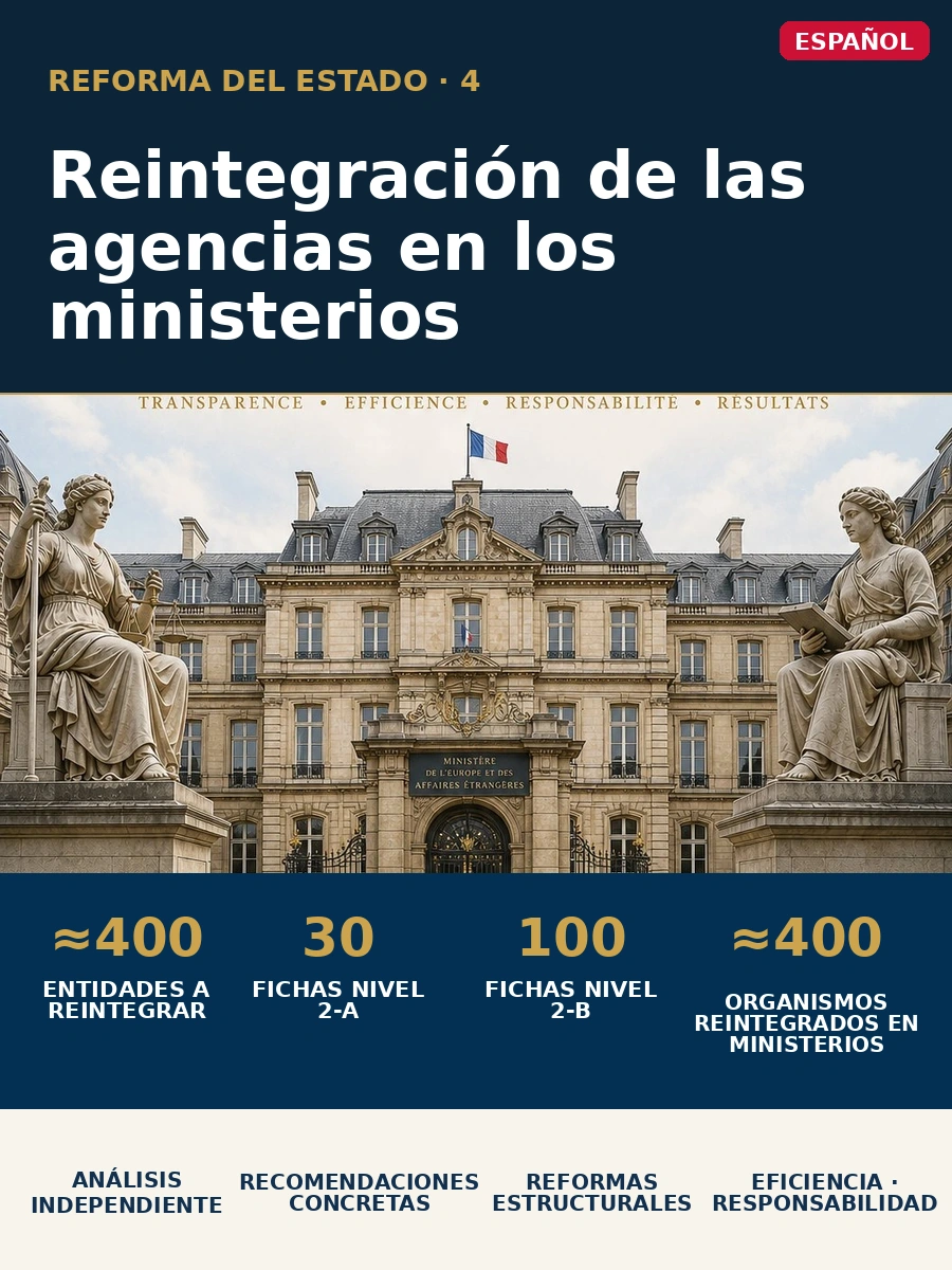Reintegración de las agencias en los ministerios