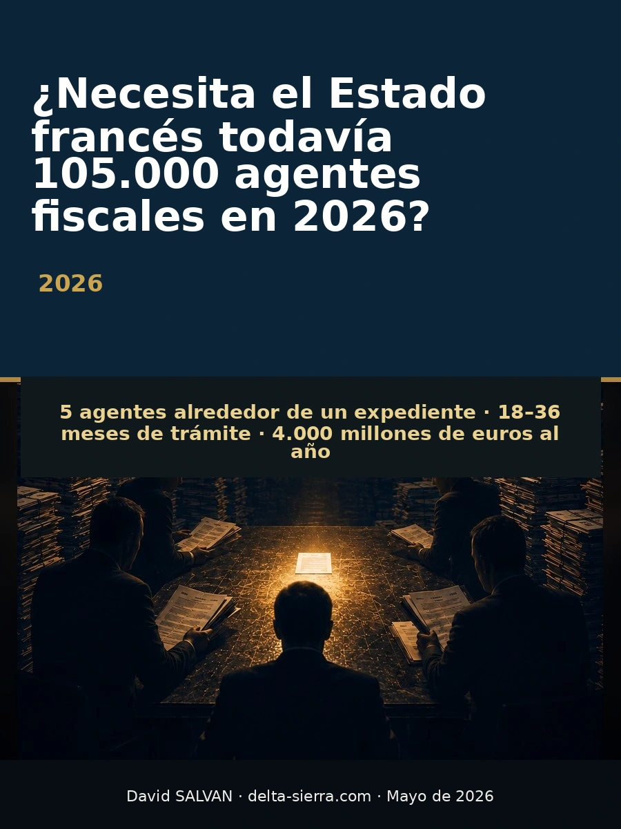 ¿Necesita el Estado francés todavía 105.000 agentes fiscales en 2026?