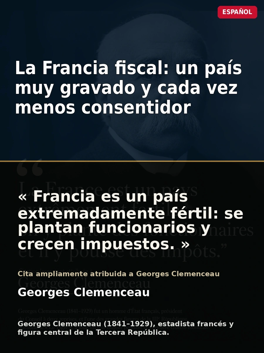 La Francia fiscal: un país muy gravado y cada vez menos consentidor