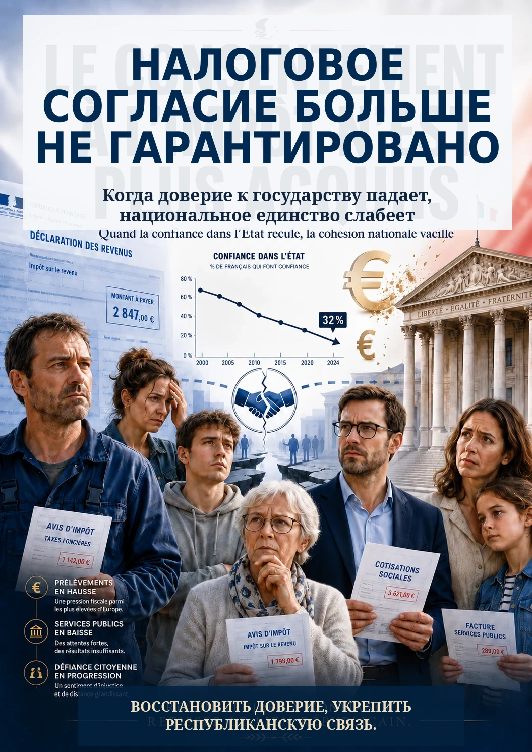Налоговое согласие во Франции больше нельзя считать само собой разумеющимся