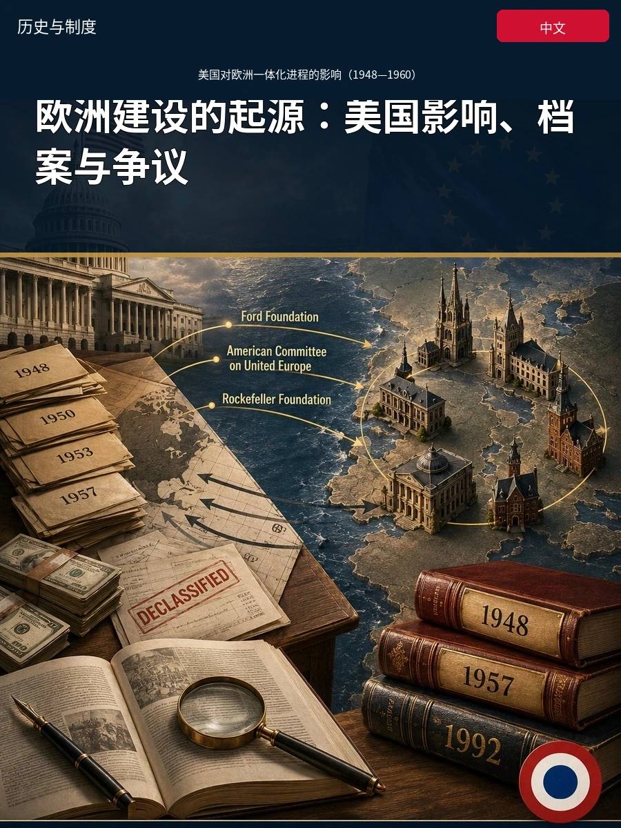 欧洲建设的起源：美国影响、档案与争议
