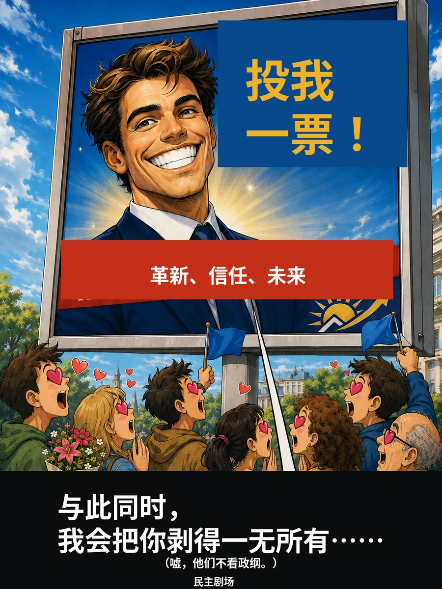 表象民主：候选人的形象取代了真正的政纲