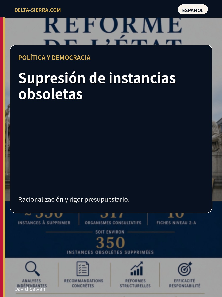 Suprimir organismos obsoletos