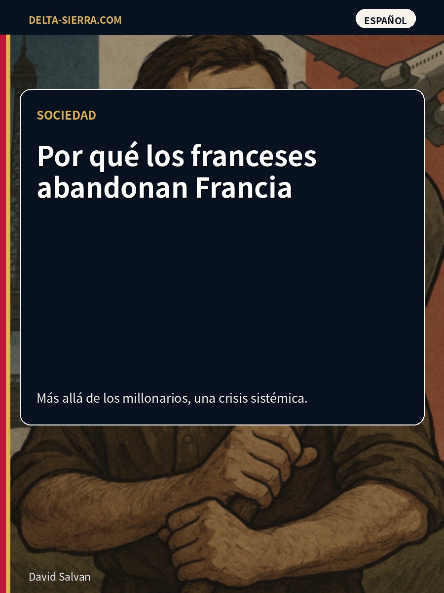 Por qué los franceses abandonan Francia