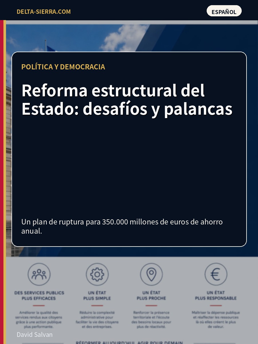 Reforma estructural del Estado