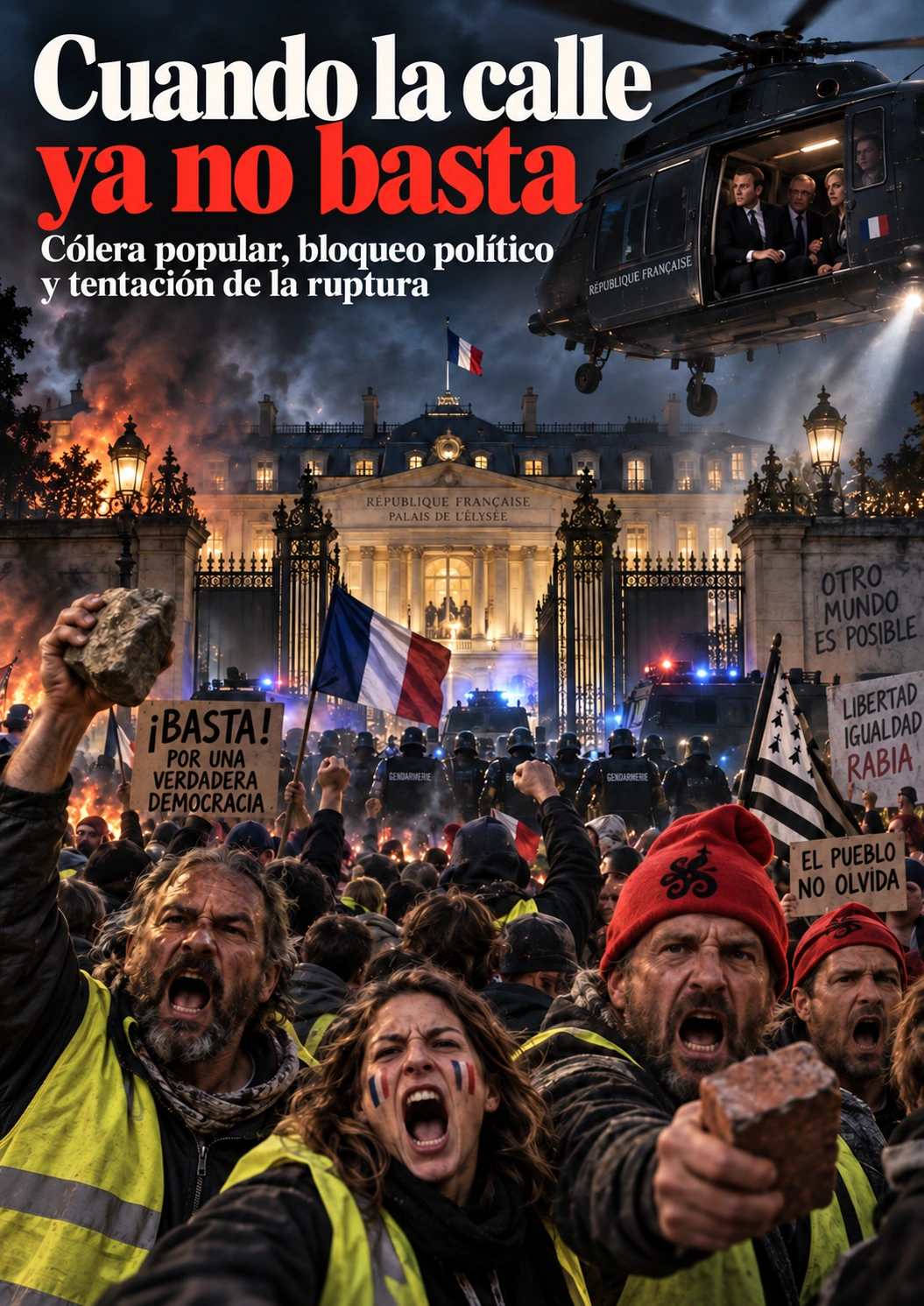 Cuando la calle ya no basta — Cólera popular, bloqueo político y tentación de la ruptura