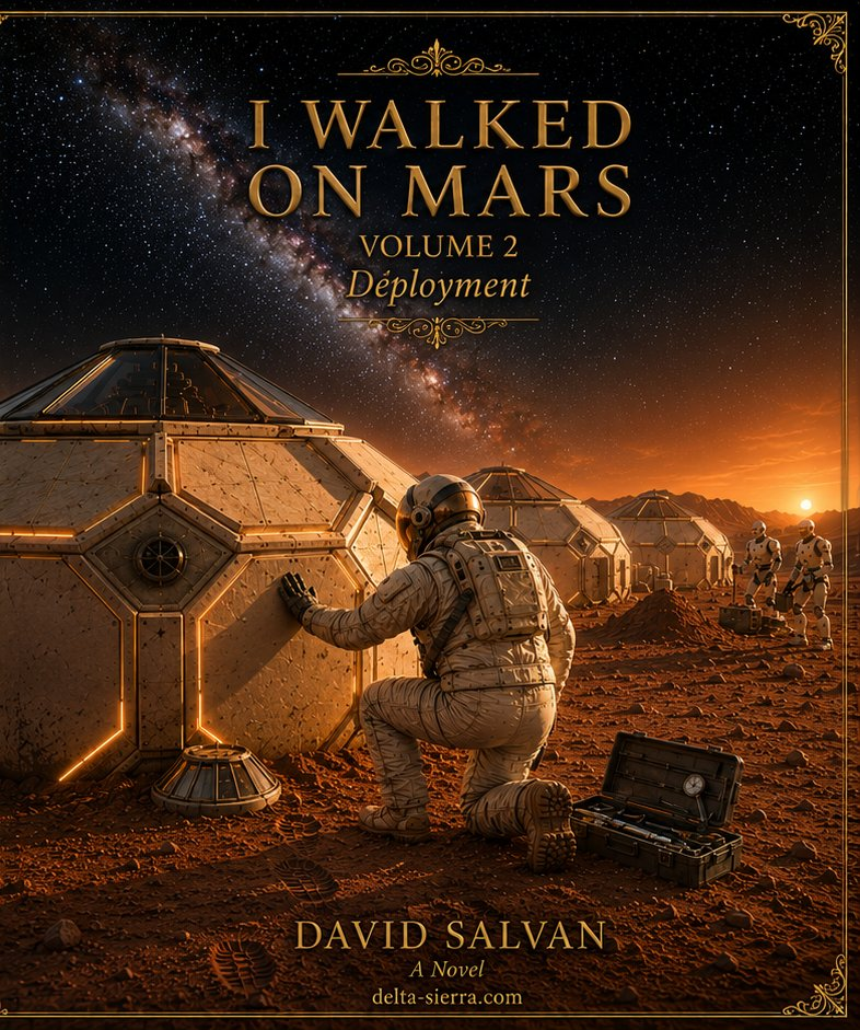 Cover of I Walked on Mars — Book 2: Deployment, by David Salvan