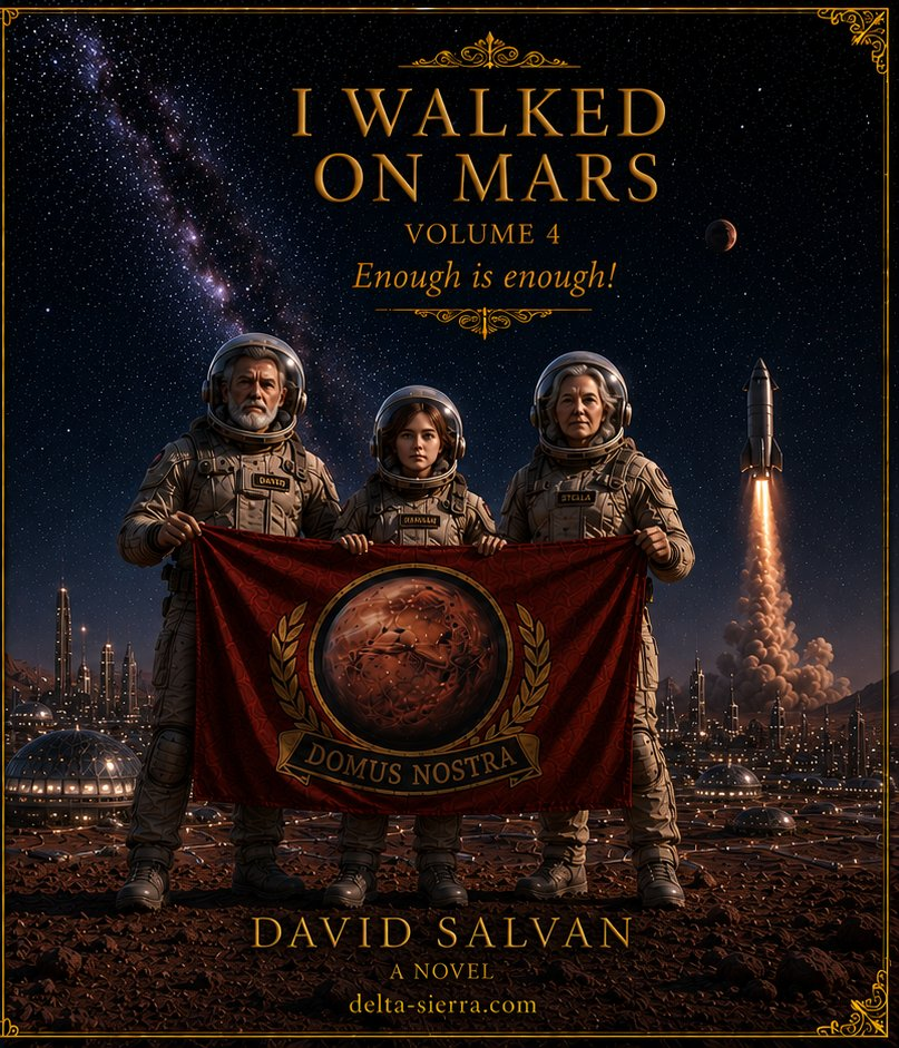 Cover of I Walked on Mars — Book 4: Enough Is Enough!, by David Salvan