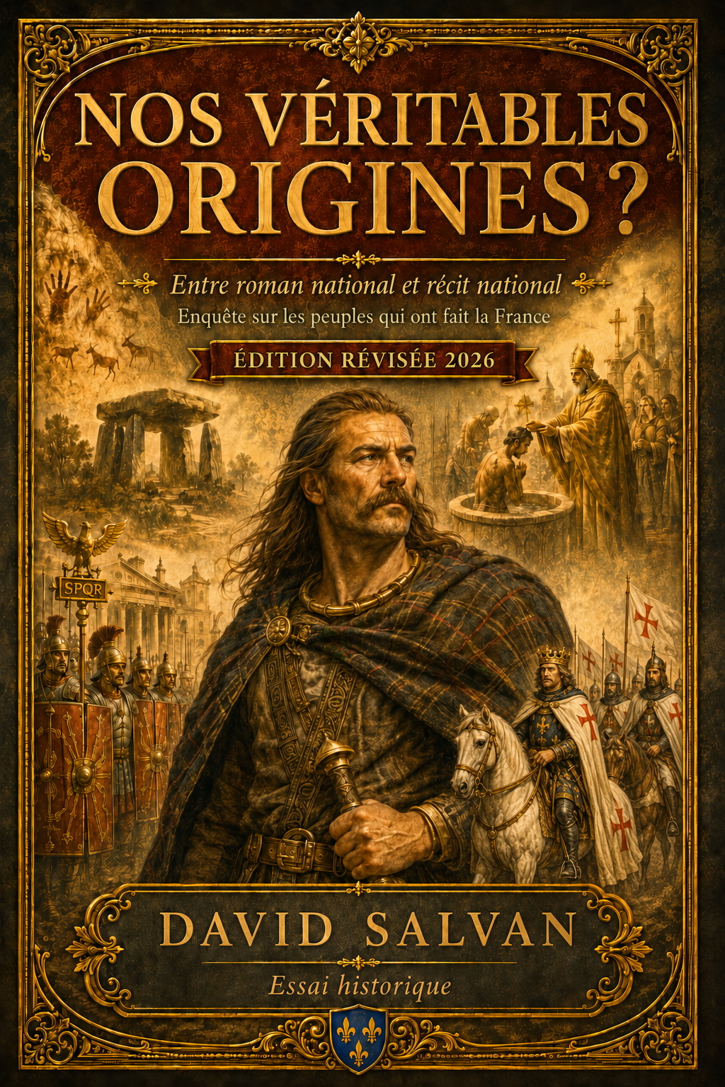 Couverture du livre Nos véritables origines ?, de David Salvan
