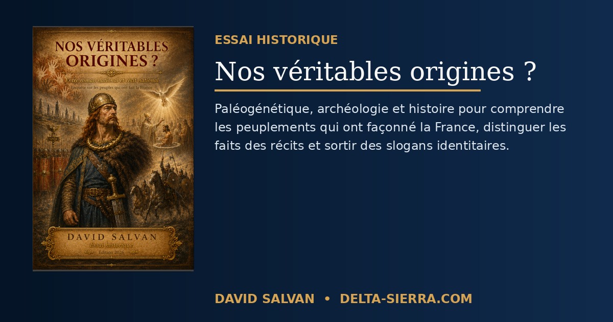 Présentation du livre Nos véritables origines