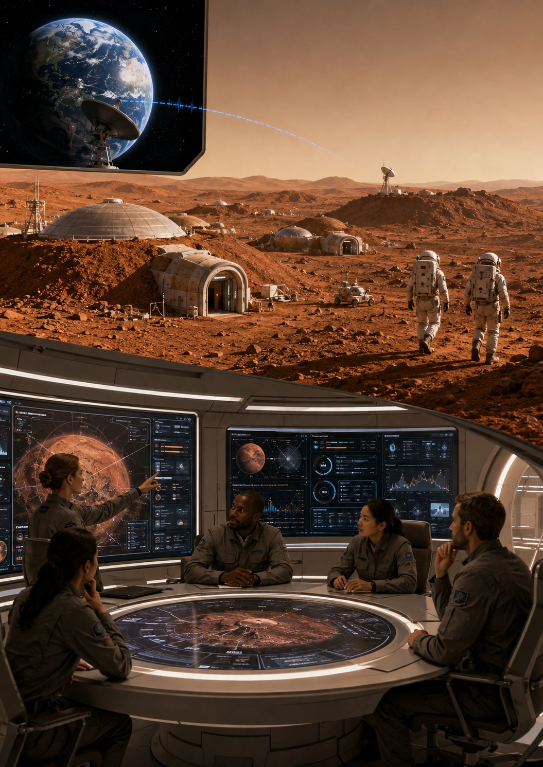 Missions, opérations et suivi de l’actualité spatiale autour de Mars.