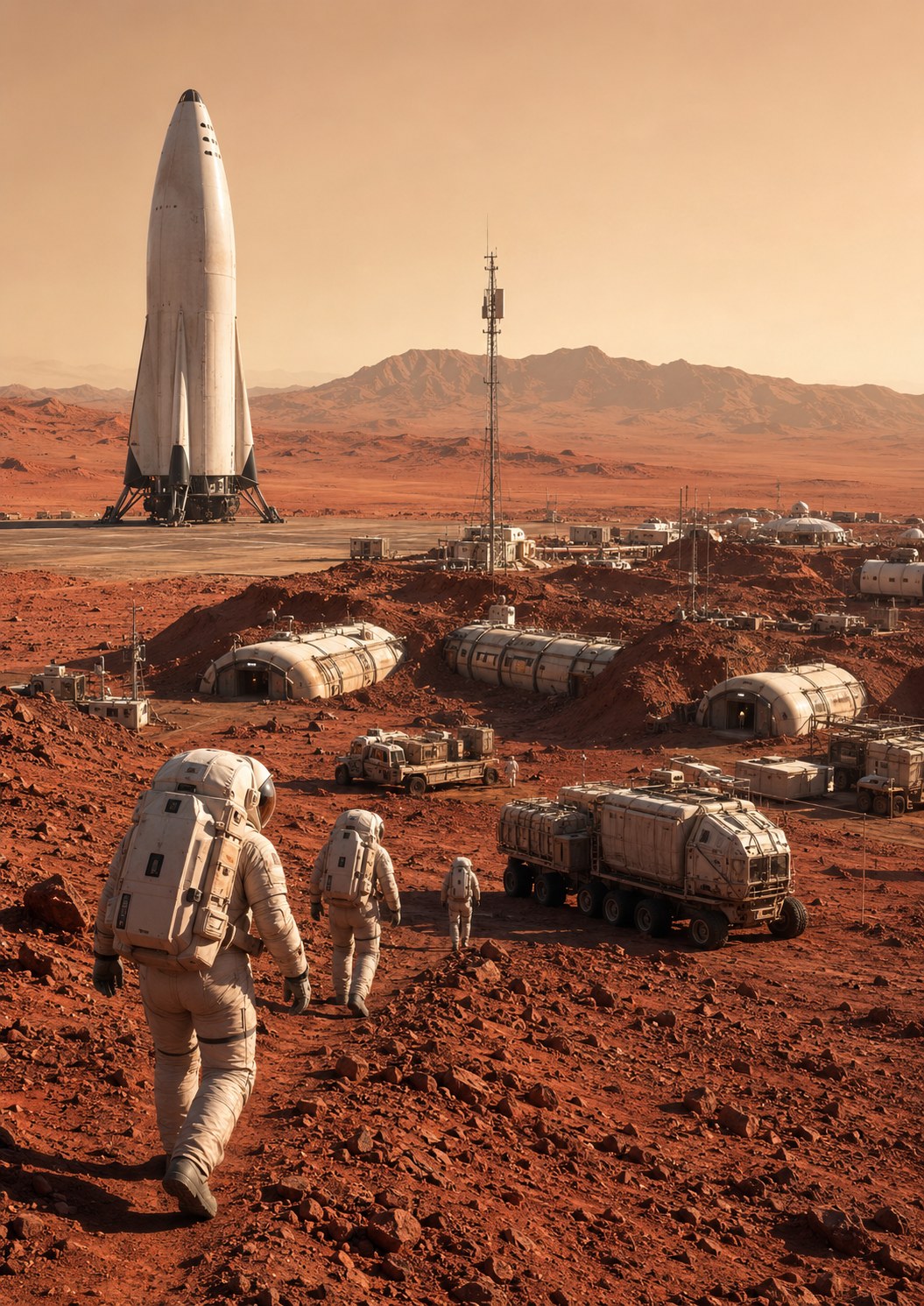 Ingénierie d’une implantation humaine sur mars