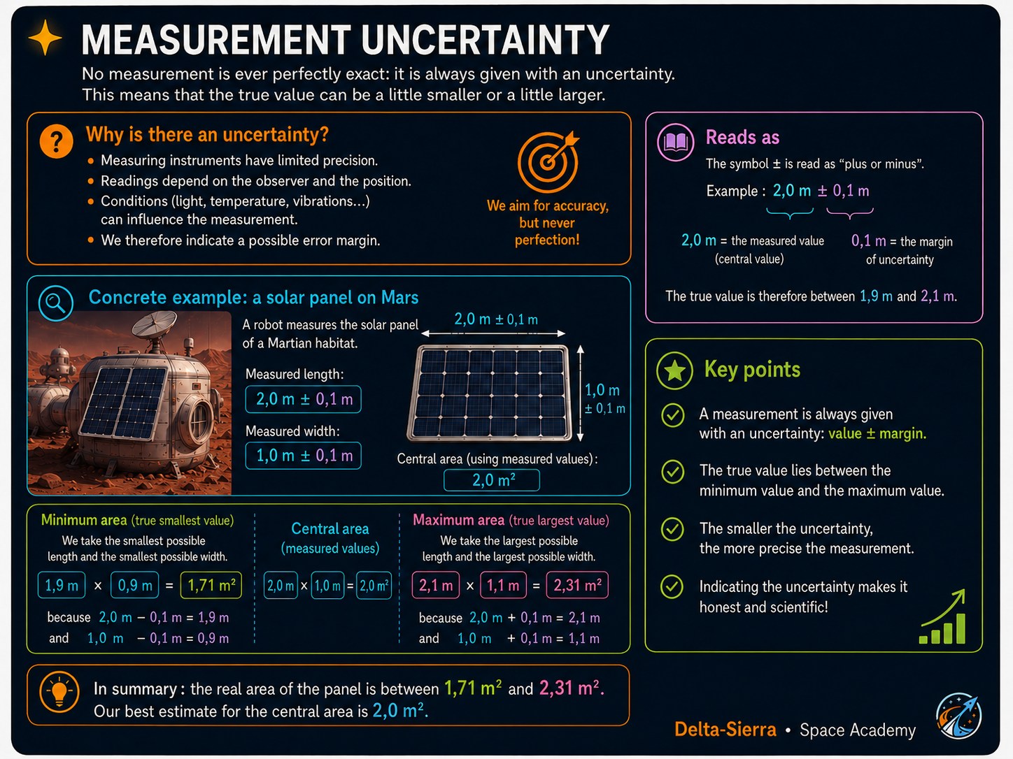 Technical illustration 039 for Uncertainty and error propagation — know how many digits deserve trust