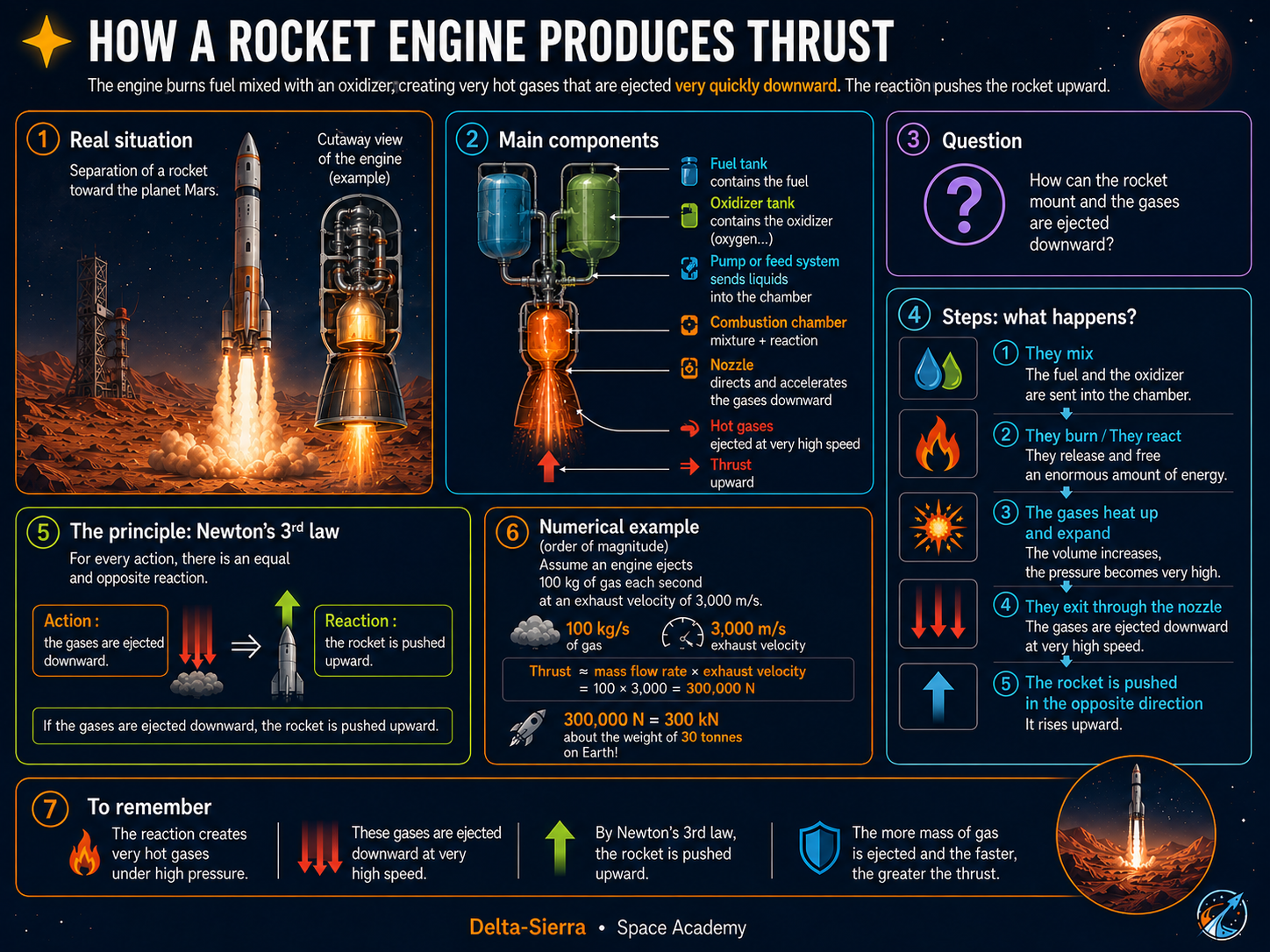 Technical illustration 044 for Understand a simple liquid rocket engine — part by part