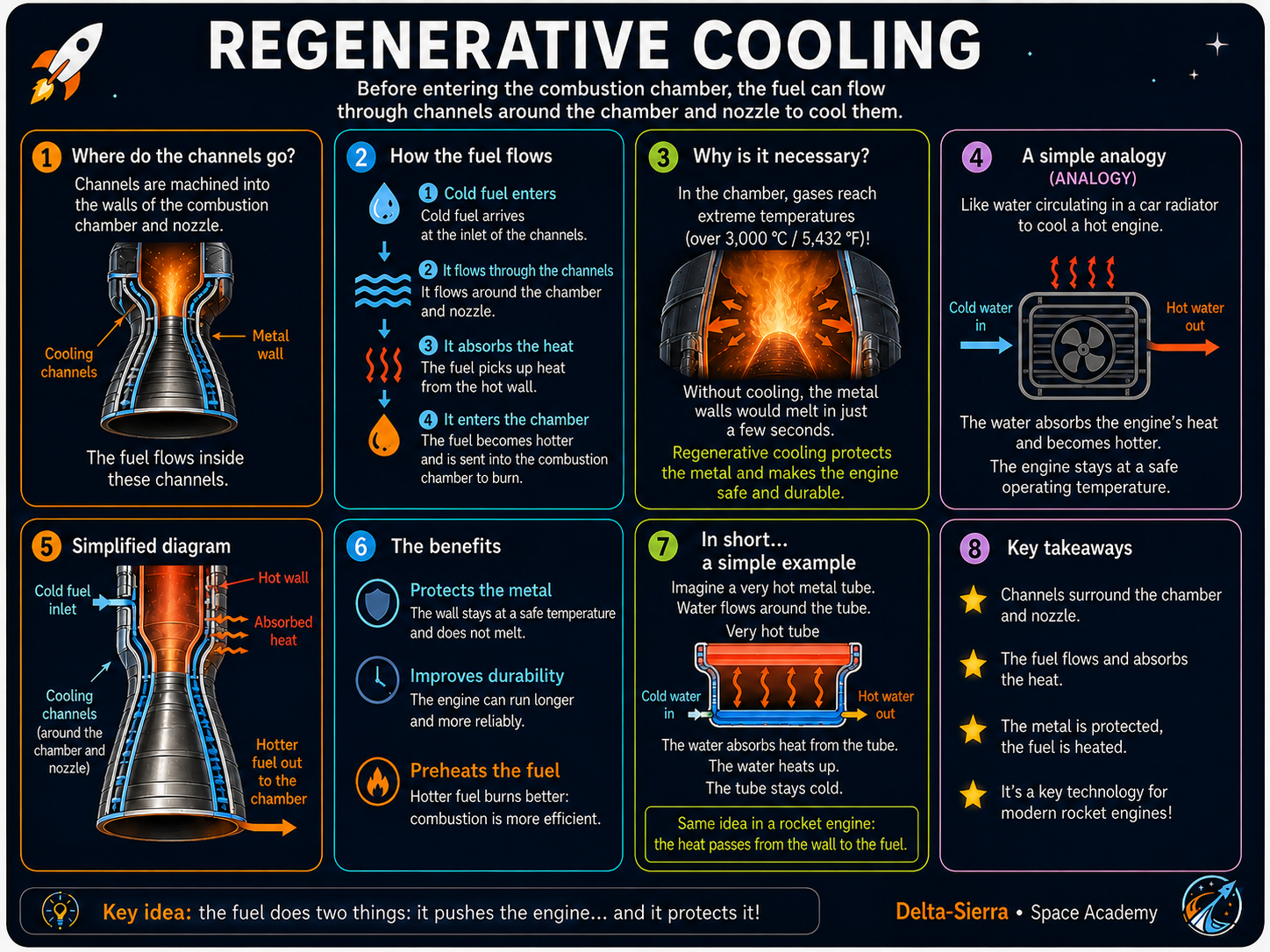 Technical illustration 047 for Regenerative cooling: keep the chamber from melting
