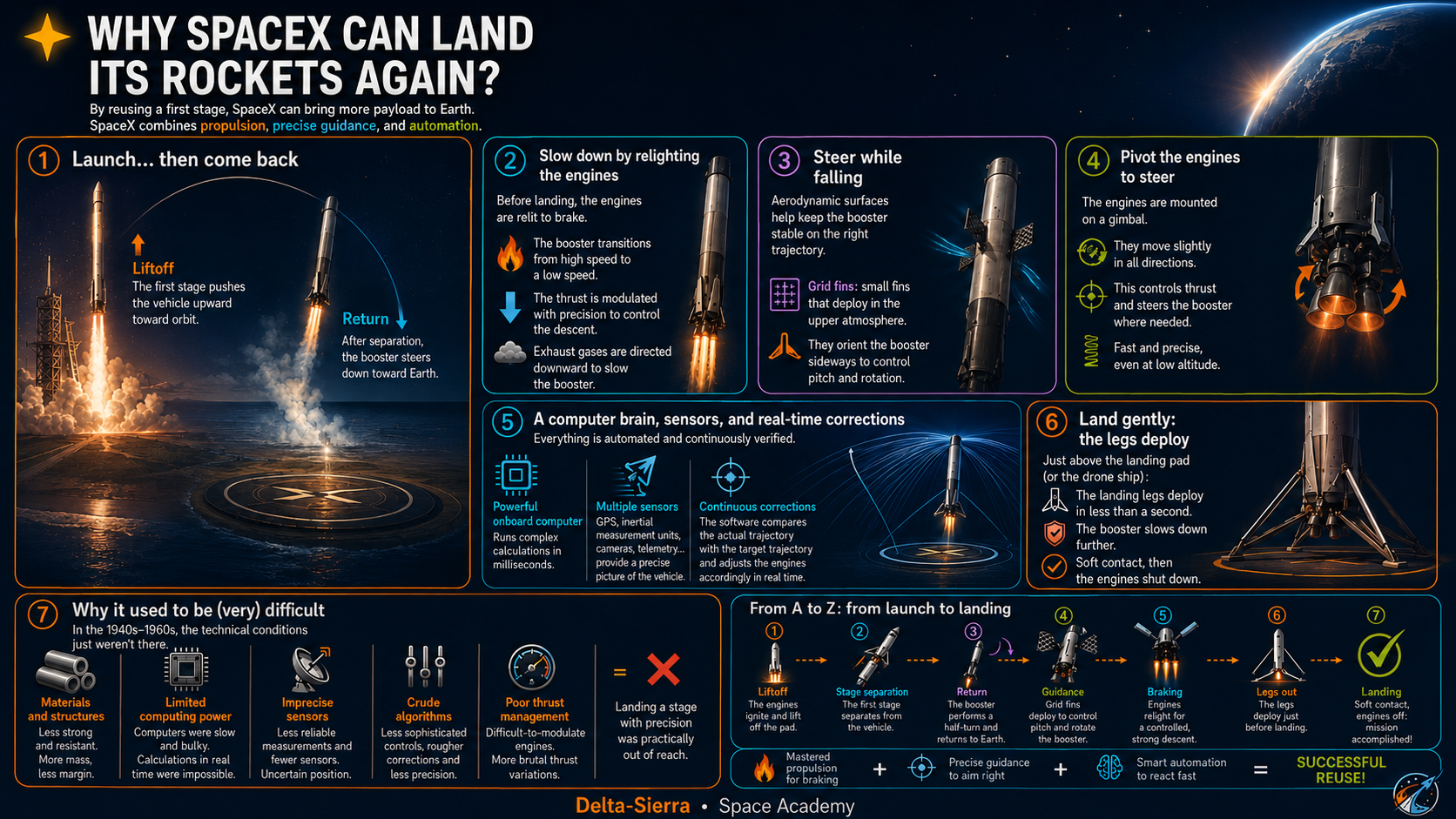 Technical illustration 063 for How does a Falcon 9 first stage return and land?