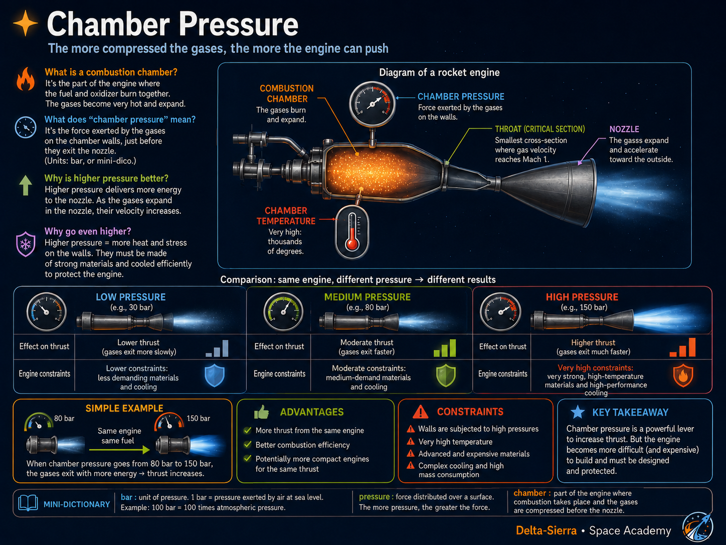 Technical illustration 071 for AM-04.36 — Combustion chamber: turn chemical reaction into hot gas before the nozzle