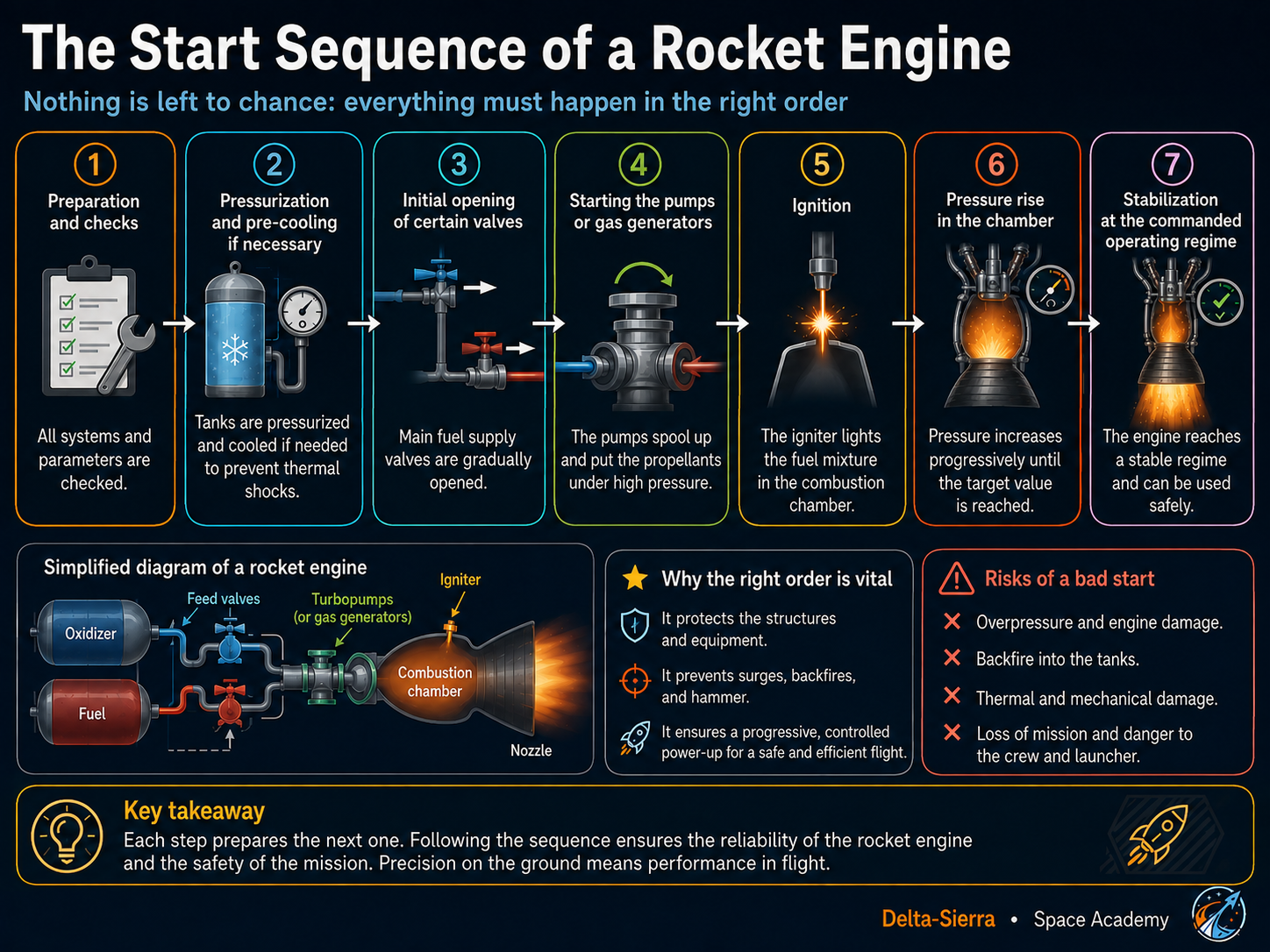 Technical illustration 073 for Ignition and start sequence: start the reaction in the right order