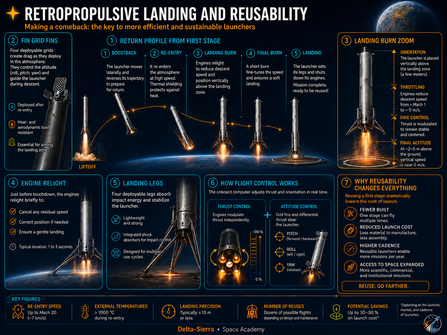 Technical illustration 132 for Hazard detection, landing ellipse and landing-site selection