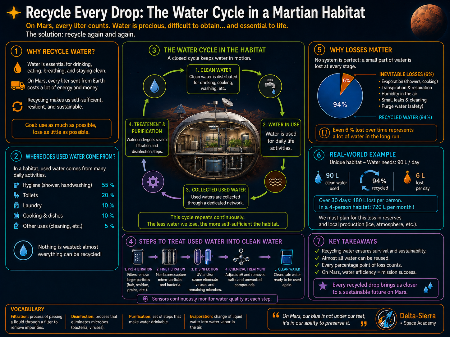 Technical illustration 134 for Water recovery: correctly understanding NASA’s 98% milestone