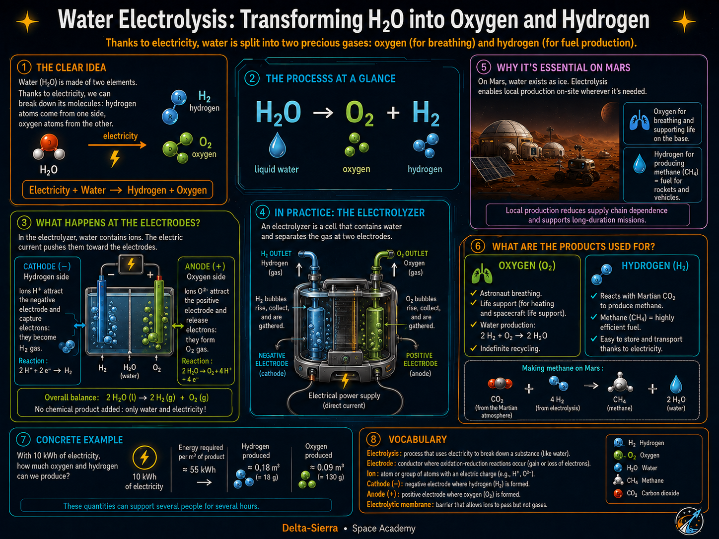 Technical illustration 135 for Water electrolysis — make oxygen without creating matter