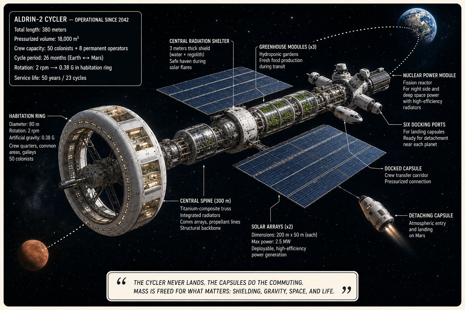 Technical illustration 169 for AM-07.02 — Calculating a simplified Earth–Mars transfer: about 259 days and 44° lead