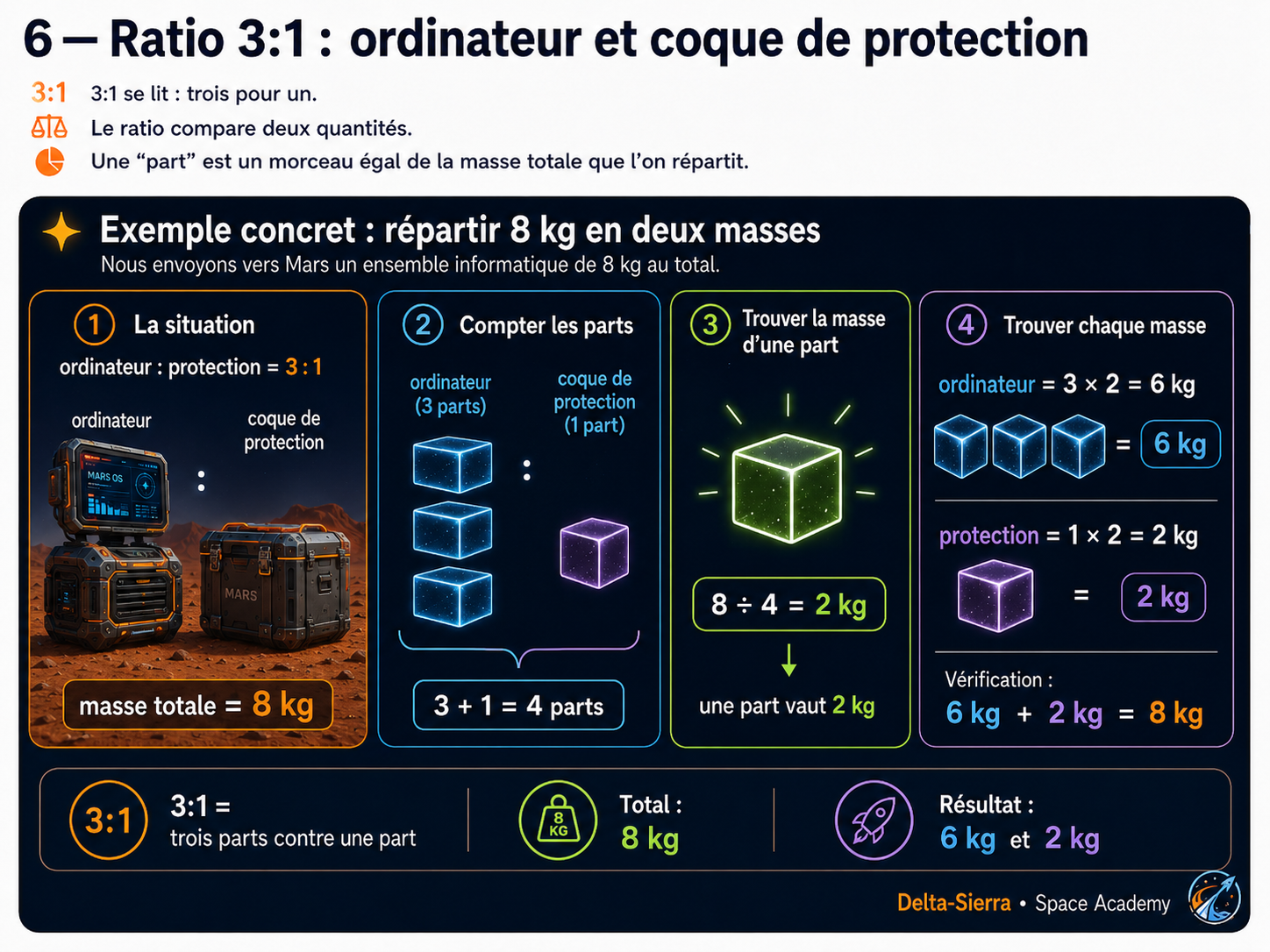 Ratio et proportion 3:1