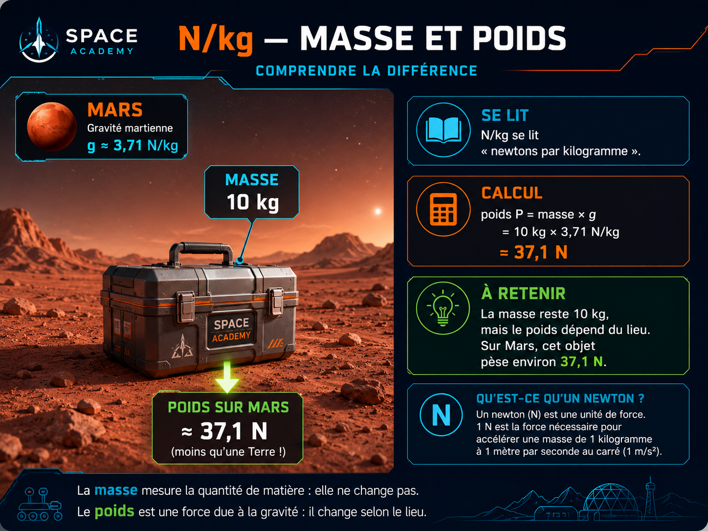 Masse et poids