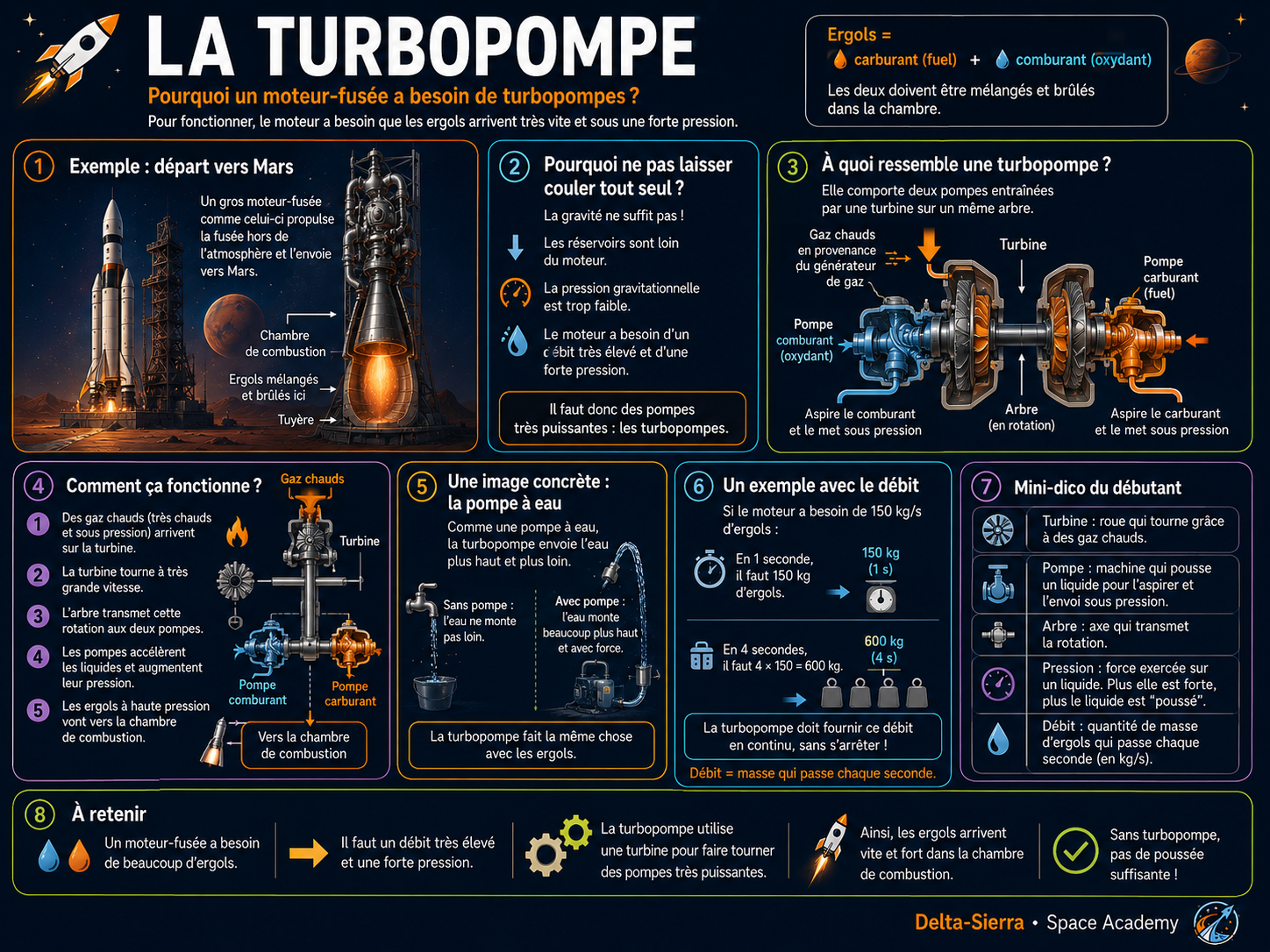 Turbopompe de moteur-fusée