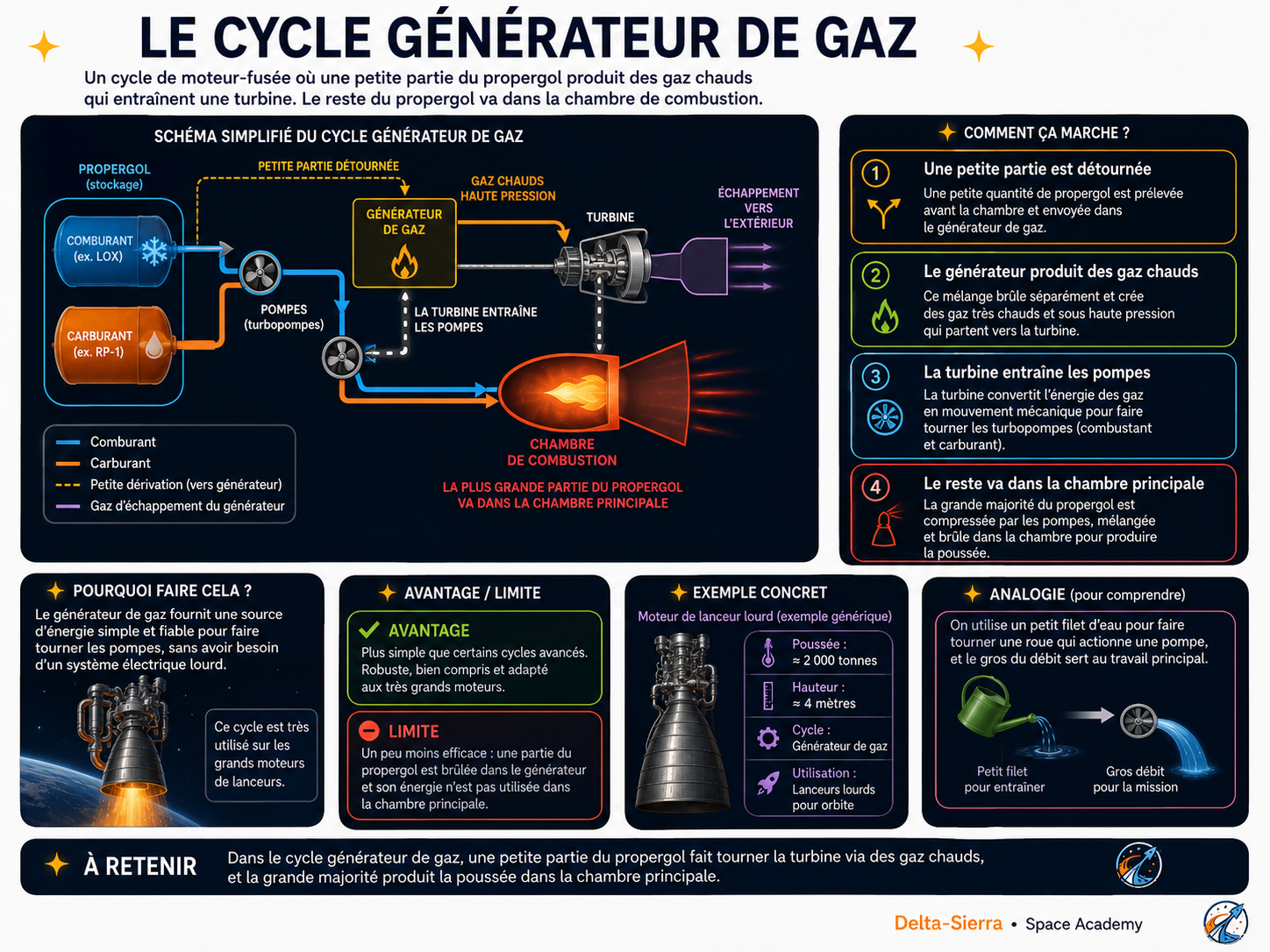 Cycle générateur de gaz