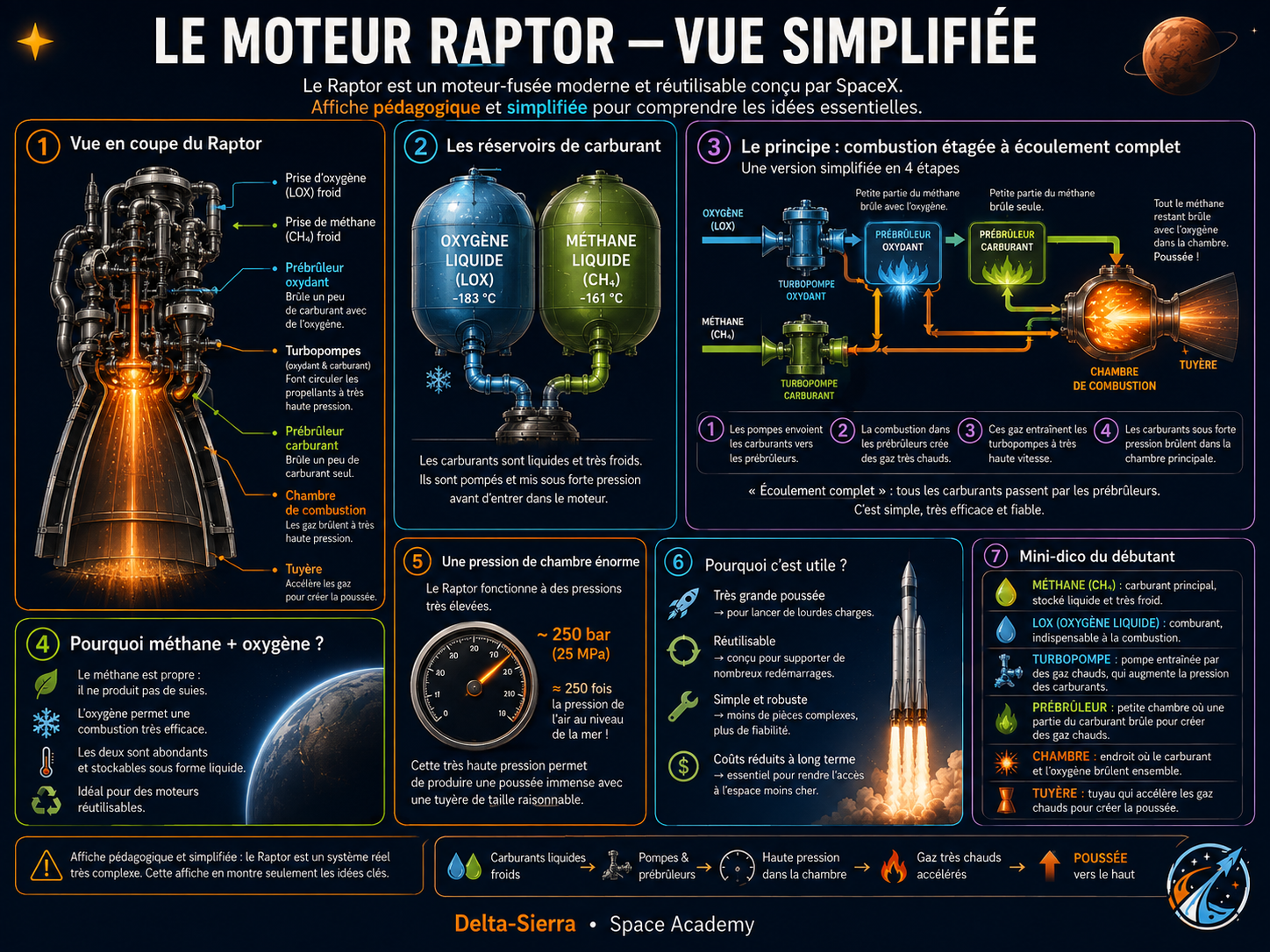 Moteur Raptor — vue simplifiée