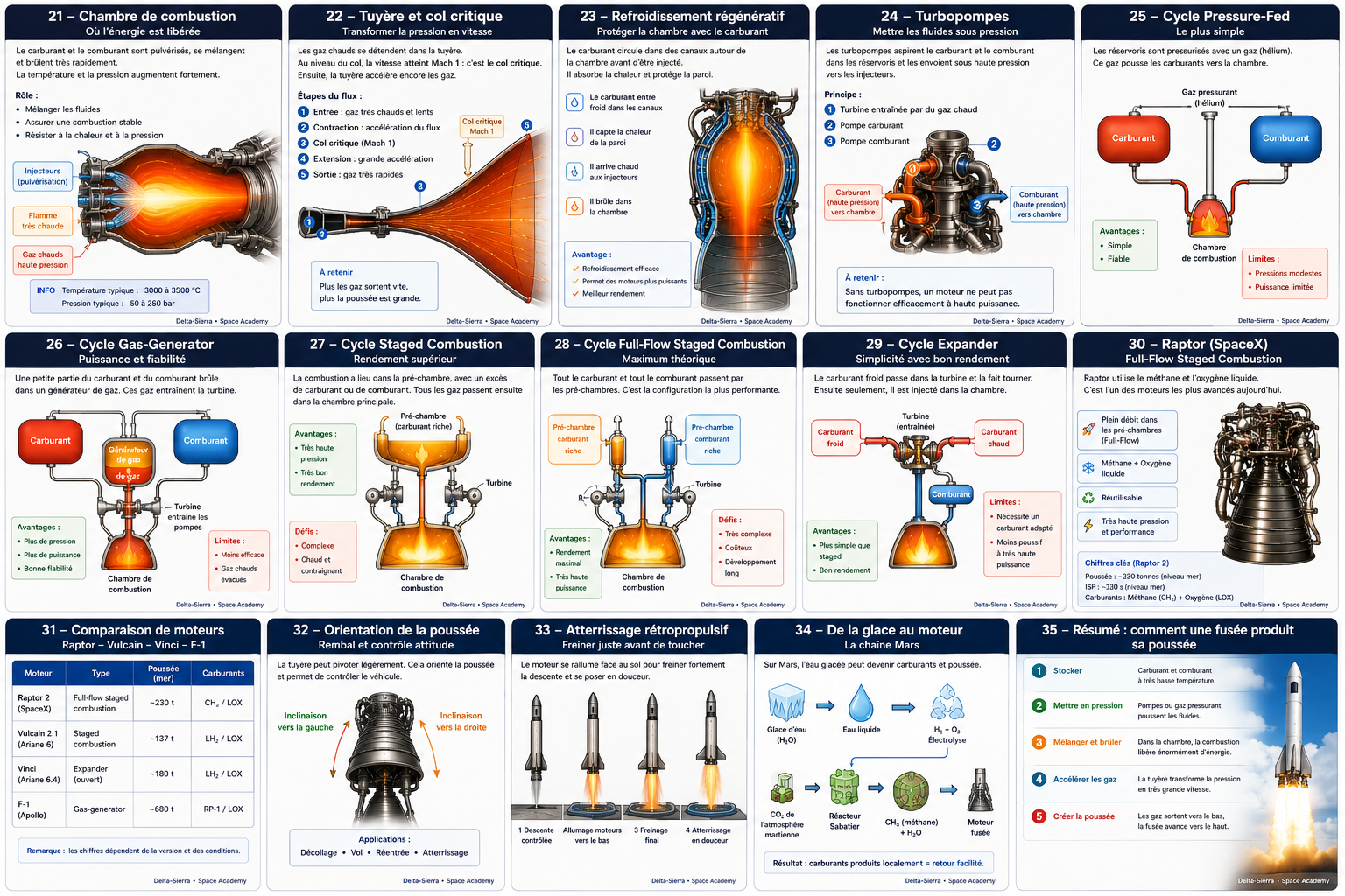 Synthèse visuelle des systèmes de propulsion