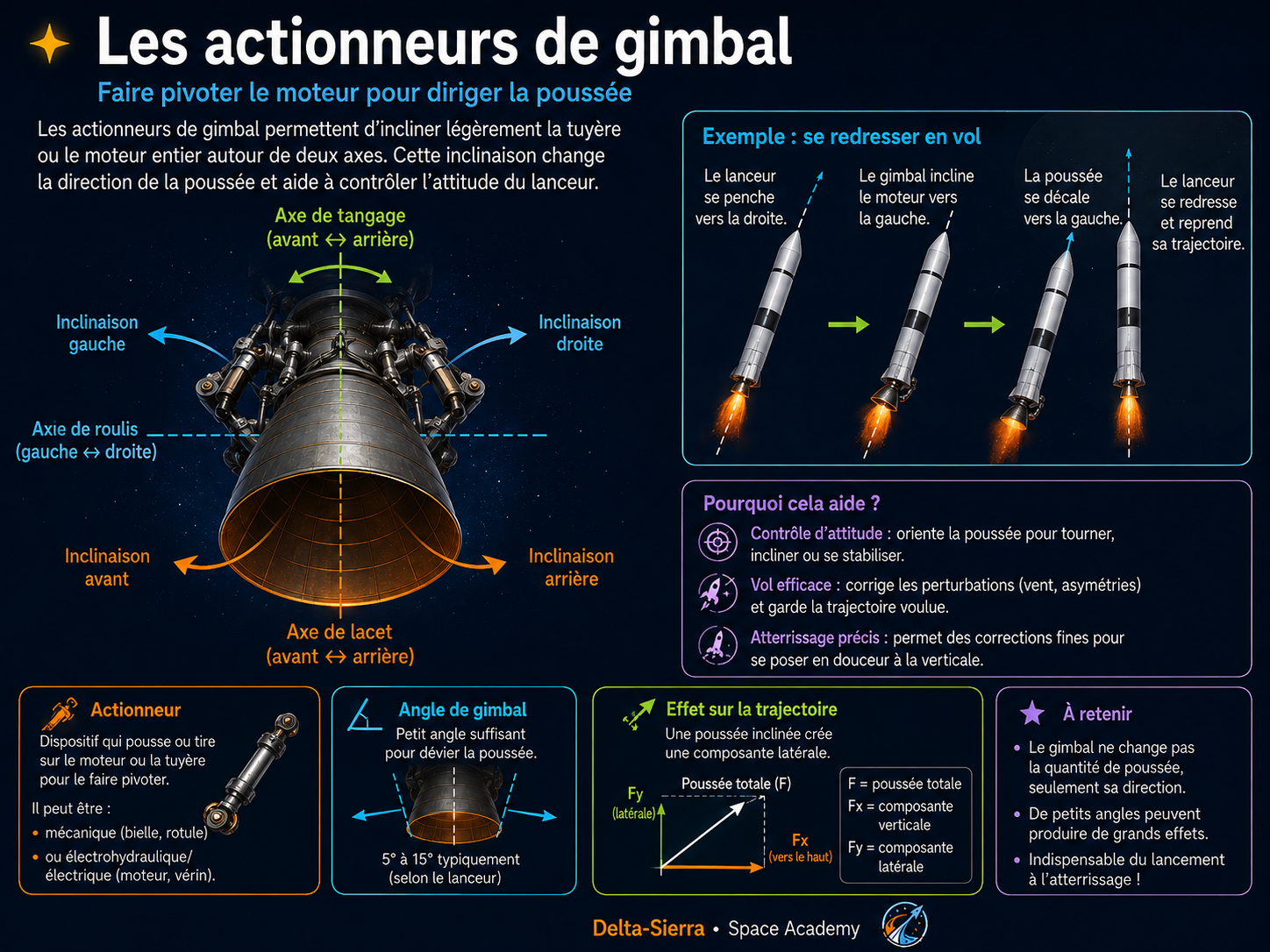 Actionneurs de gimbal