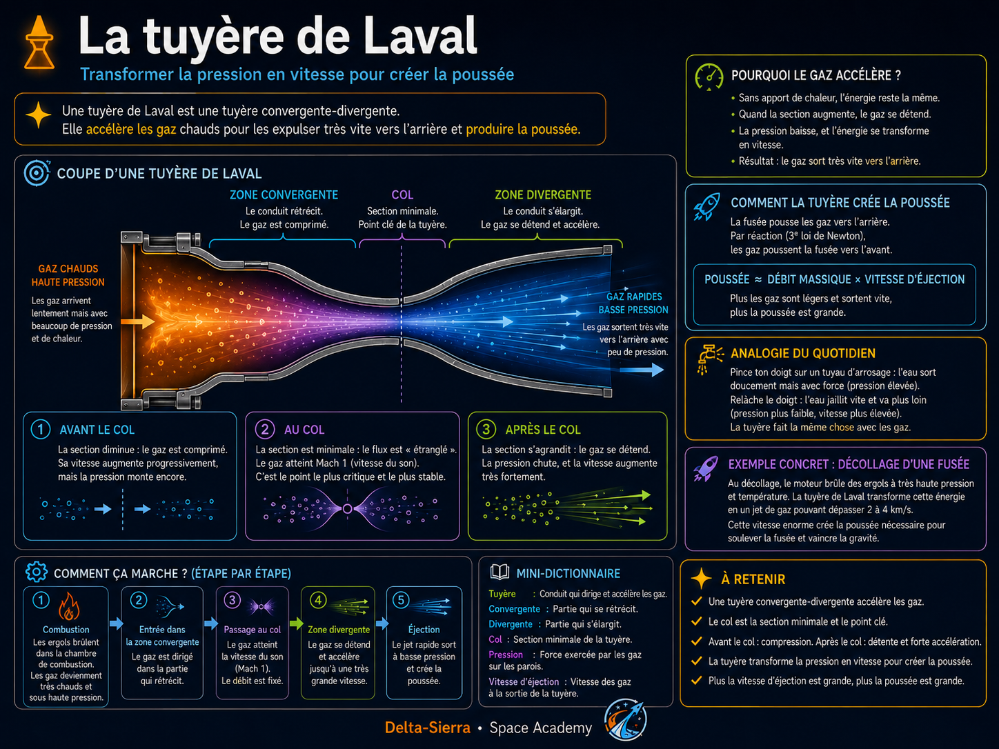Tuyère de Laval — écoulement
